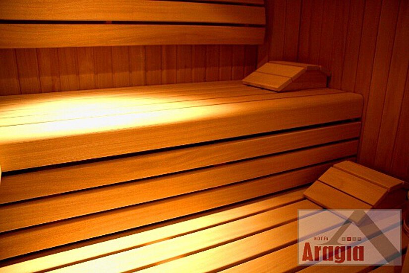 Finnische Sauna innen